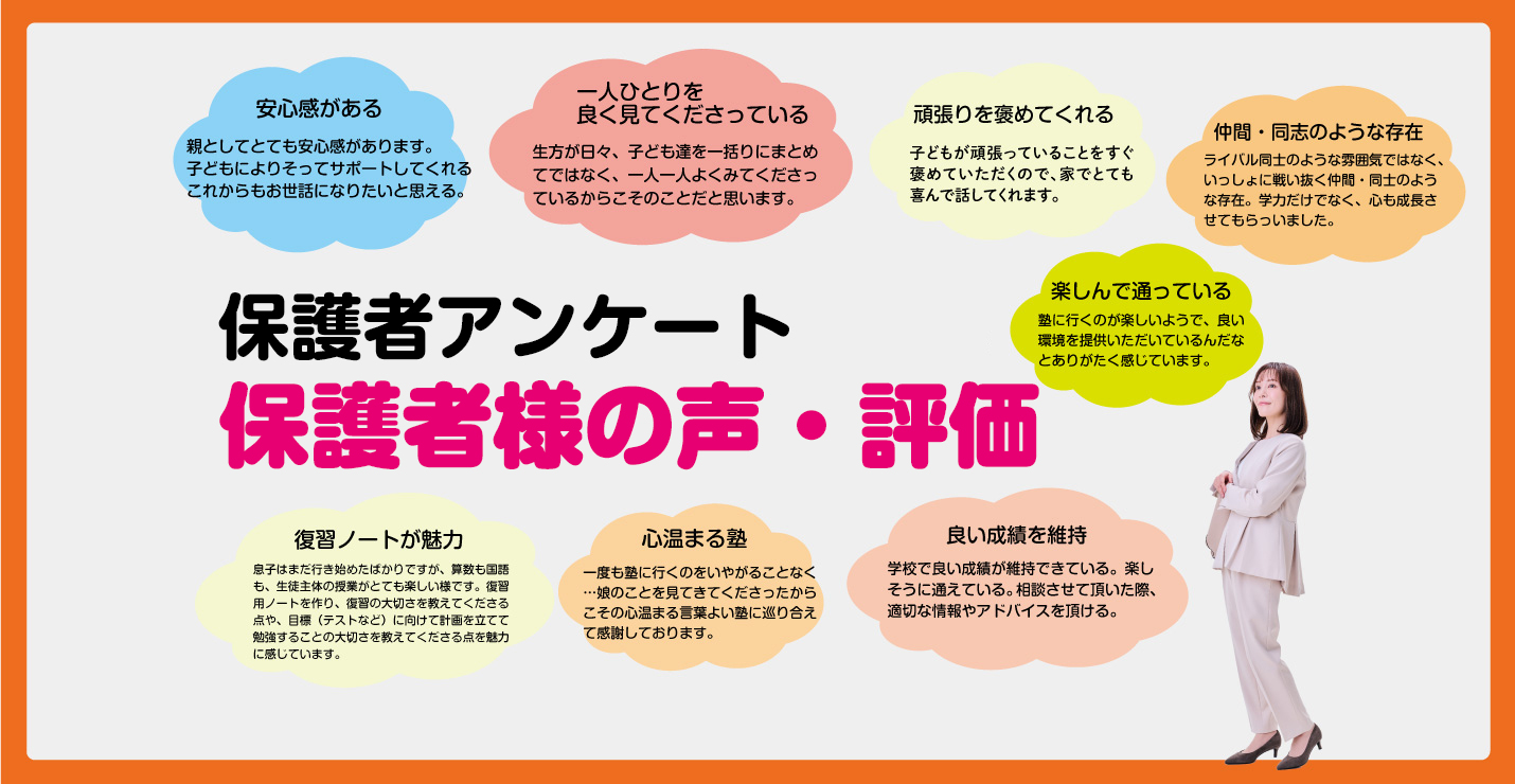 保護者 口コミ アンケート
